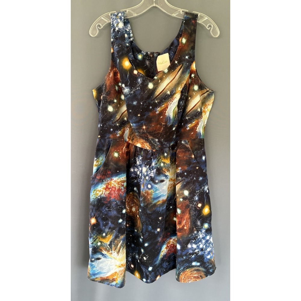ModCloth "The Way I Galaxy It" Sleeveless Dress with Pockets - Picture 2 of 11